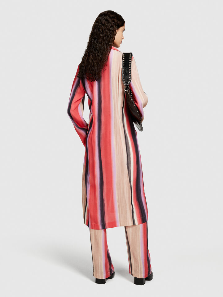 Printed trousers - women's palazzo trousers - Multi-color | Sisley image number 3